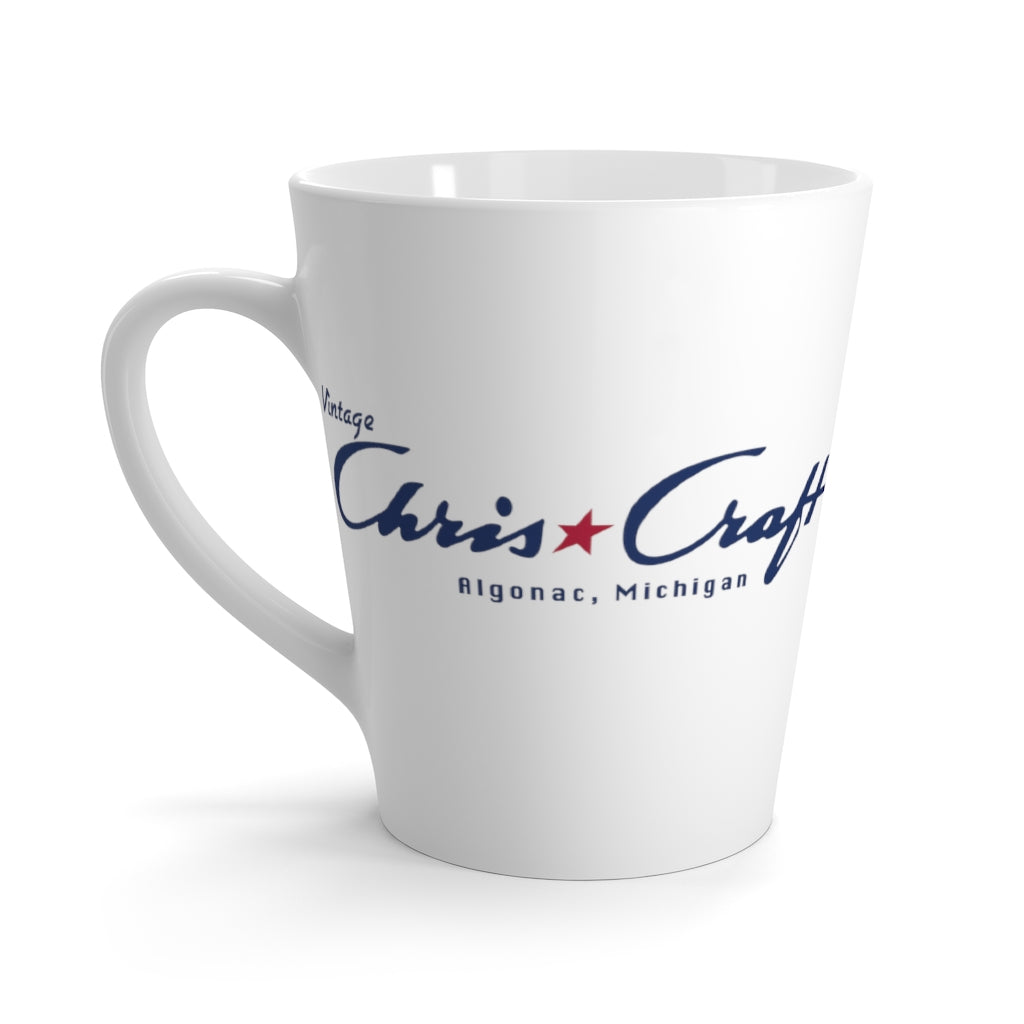 Vintage Chris Craft Algonac, Michigan Latte mug