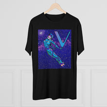Vechain Sexy Moon Girl Men's Tri-Blend Crew Tee