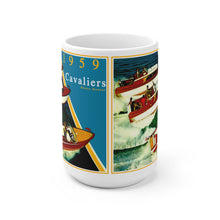 1959 Chris Craft Cavalier Line-Up White Ceramic Mug