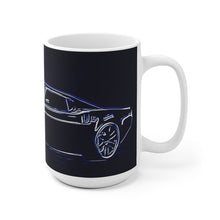 1969 Ford Mustang Pro Touring White Ceramic Mug by SpeedTiques