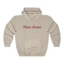 Retro Boater in Red/Grey Outline Heavy Blend Hooded Sweatshirt