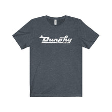 Dunphy in White by Retro Boater Unisex Jersey Short Sleeve Tee