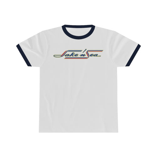 Lake N' Sea Unisex Ringer Tee by Classic Boater