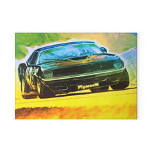 Vintage Plymouth AAR Cuda Glass Cutting Board