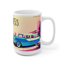 1955 Pontiac Station Wagon White Ceramic Mug