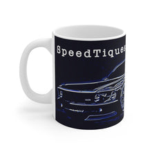 1969 Ford Mustang Pro Touring White Ceramic Mug by SpeedTiques