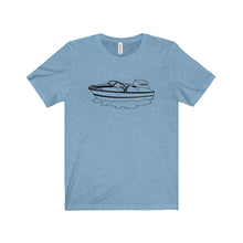 Cartooned Jet Boat Unisex Jersey Short Sleeve Tee