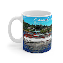 John Deane 1956 54' Chris Craft Constellation Hull #107 Mug 11oz by Retro Boater