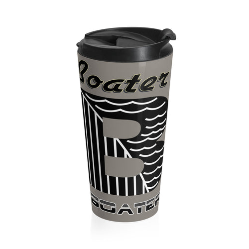 Retro & Glassic Boater Stainless Steel Travel Mug