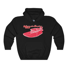 Red Ferrari by Muscle Boater Heavy Blend Hooded Sweatshirt