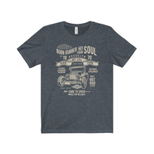 Burn Rubber Unisex Jersey Short Sleeve Tee by Speedtiques
