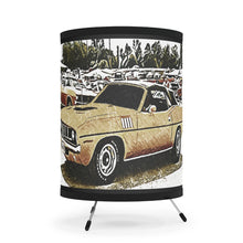 Allen 1970 Plymouth Hemi Cuda Convertible Tripod Lamp with High-Res Printed Shade, US\CA plug