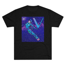 Vechain Sexy Moon Girl Men's Tri-Blend Crew Tee