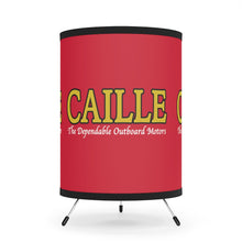 Caille Outboard Engines Tripod Lamp with High-Res Printed Shade, US/CA plug