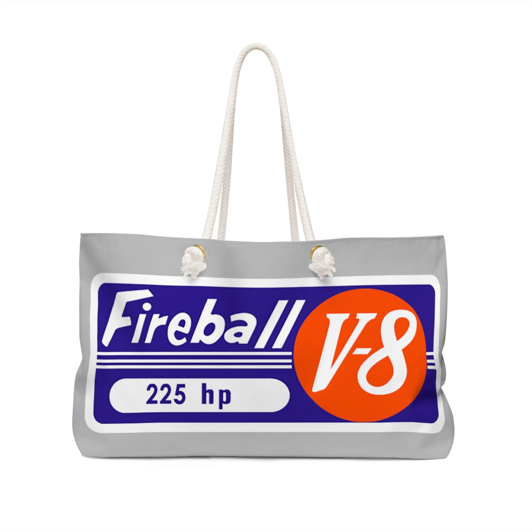 Gray Marine Fireball V8 Weekender Bag by Retro Boater