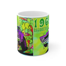 1968 Plymouth Roadrunner White Ceramic Mug by SpeedTiques