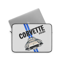 1958 Chevy Corvette Laptop Sleeve by SpeedTiques