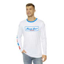 Men's Sno Jet Snowmobile Jersey Style Long Sleeve Shirt
