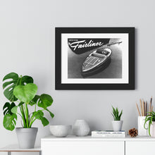 Western Fairliner Torpedo Framed Horizontal Poster