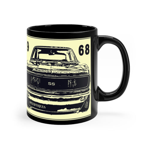1968 Camaro SS Black mug 11oz