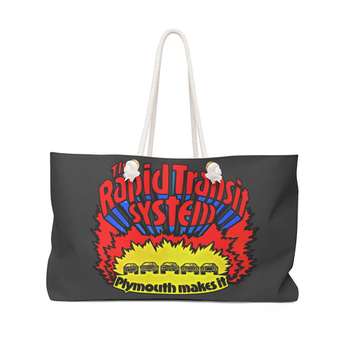 1970s Plymouth Dodge Rapid Transit System Weekender Bag by SpeedTiques