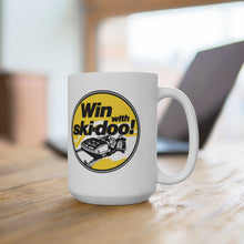 Vintage Ski-Doo Racing White Ceramic Mug by SpeedTiques