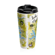 Lake Martin Map Stainless Steel Travel Mug