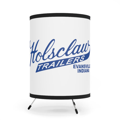 Holsclaw Trailers Tripod Lamp with High-Res Printed Shade, US/CA plug