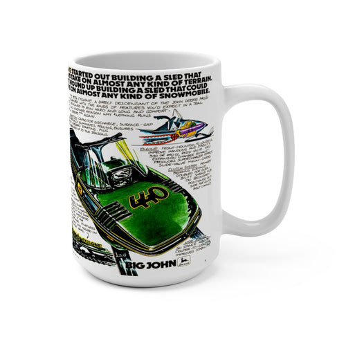 Vintage 1976 John Deere Snowmobile 440 Mug 15oz by SpeedTiques