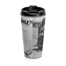 Vintage Style Ski Whiz Girls Stainless Steel Travel Mug