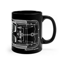 1962 Chevy Corvette Black mug 11oz by SpeedTiques