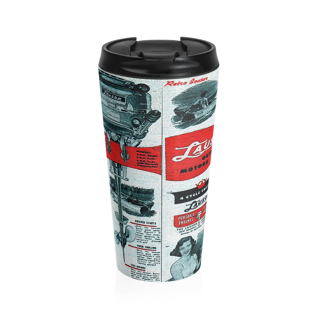 Lauson Stainles Steel Travel Mug by Retro Boater