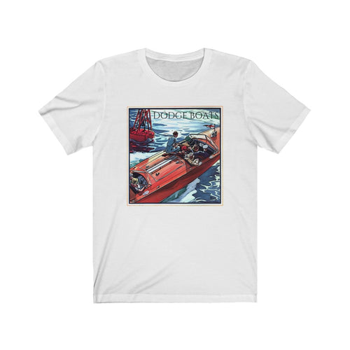 Vintage Dodge Boats Advertisement Unisex Jersey Short Sleeve Tee