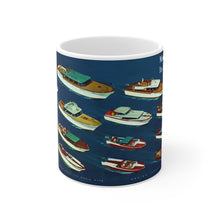 Vintage 1958 Chris Craft Line-Up Mug 11oz by Retro Boater