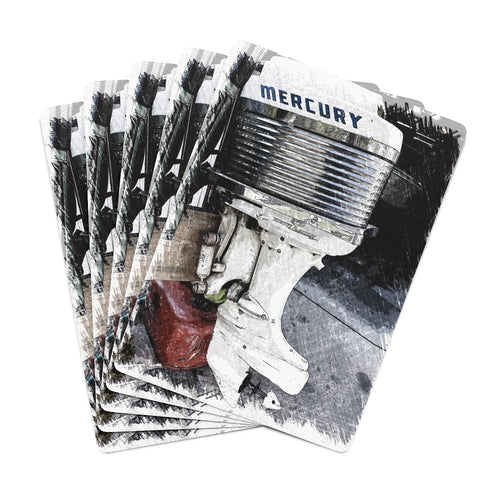 Cupples Mercury Outboard Custom Poker Cards