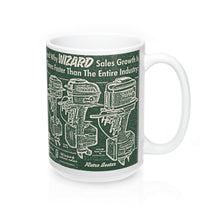 Wizard Outboard Engine Co. 15oz Mug by Retro Boater