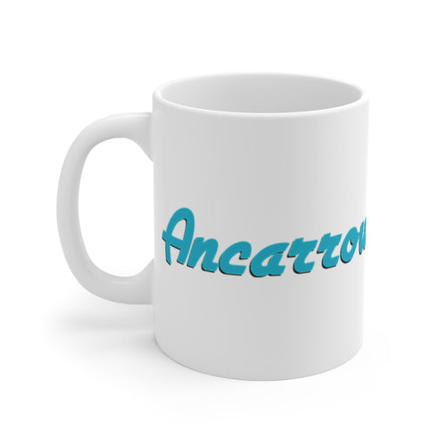 Vintage Ancarrow Boats White Ceramic Mug by Retro Boater