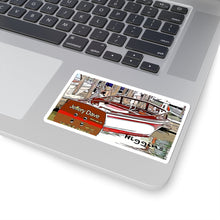 Jeff Davey Boat Kiss-Cut Stickers