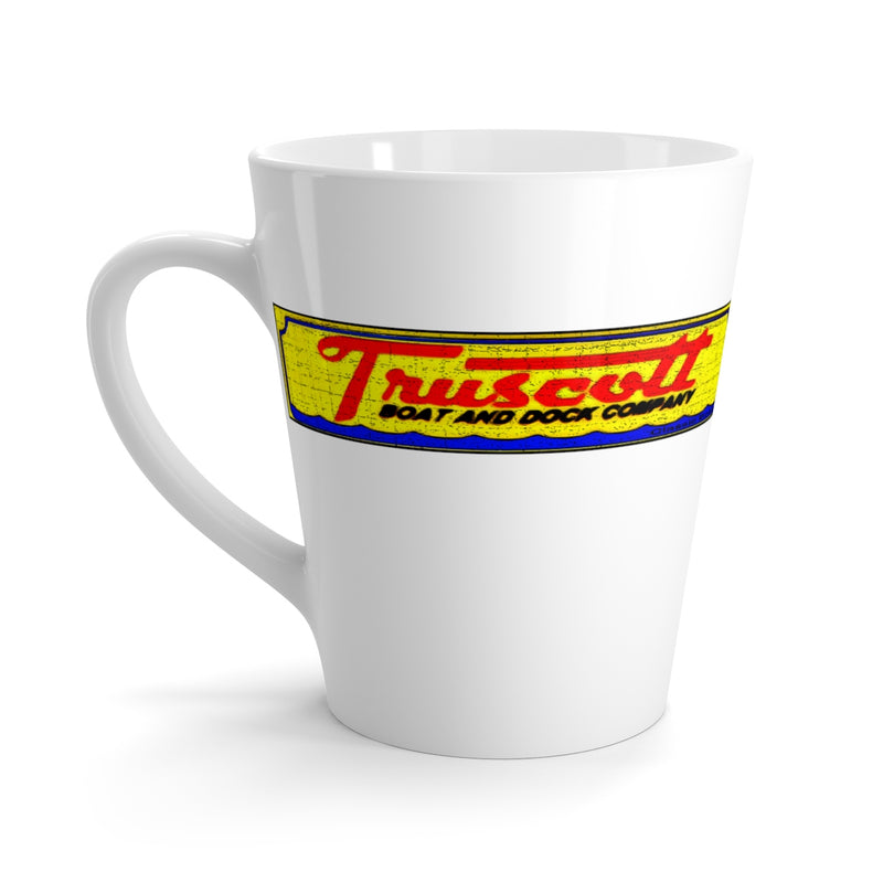 Truscott Boats Latte mug by Classic Boater Truscott Boats Latte mug by Classic Boater