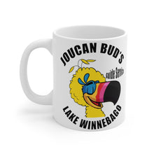 Turtle Club Joucan Bud's Guide Service, Lake Winnebago White Ceramic Mug