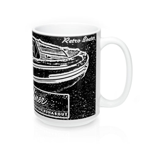 Western Fairliner Runabout 15oz Mug by Retro Boater
