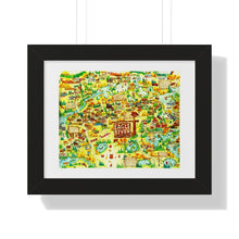 Eagle River Wisconsin Framed Horizontal Poster