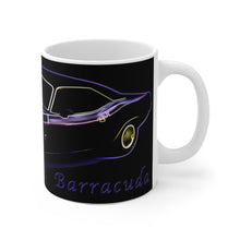 1970 Plymouth Barracuda White Ceramic Mug by SpeedTiques