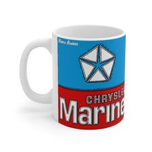 Chrysler Marine White Ceramic Mug by Retro Boater