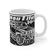 Hummer H3T Beautiful White Ceramic Mug by SpeedTiques