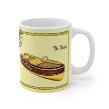 Vintage 1955 Chetek Boats White Ceramic Mug