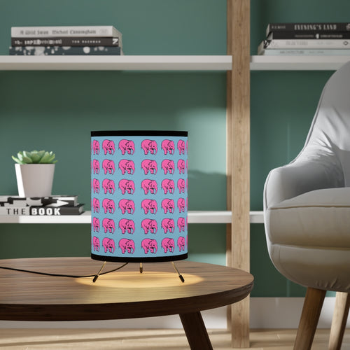 Delerium Tremens Tripod Lamp with High-Res Printed Shade, US/CA plug