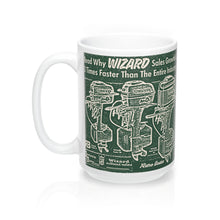 Wizard Outboard Engine Co. 15oz Mug by Retro Boater