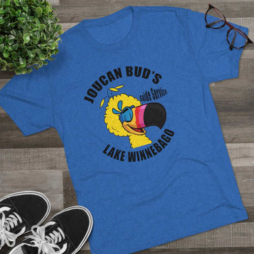 Turtle Club Joucan Bud's Guide Service, Lake Winnebago Men's Heather Dri-Fit Tee