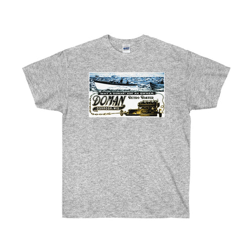 Doman Boats by Retro Boater Unisex Ultra Cotton Tee